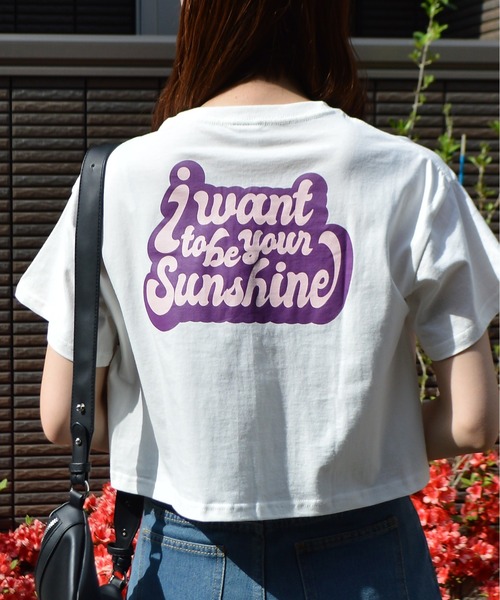 tシャツ 「spiritoso」ポップカラーショート丈Tシャツ レディース | spiritoso