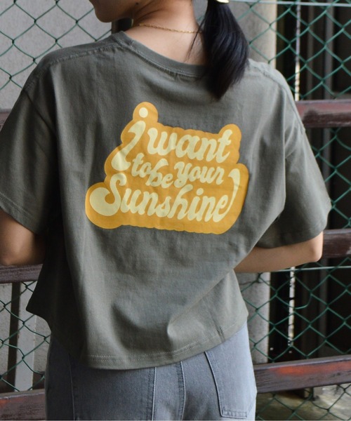 tシャツ 「spiritoso」ポップカラーショート丈Tシャツ レディース | spiritoso | 04