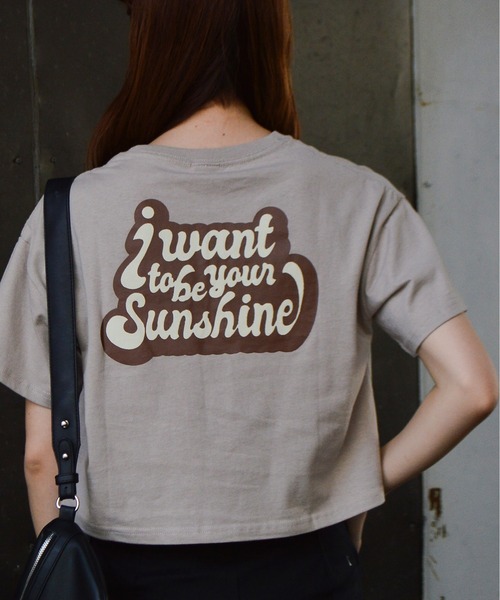 tシャツ 「spiritoso」ポップカラーショート丈Tシャツ レディース | spiritoso | 03