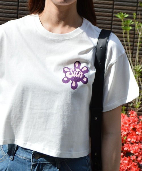 tシャツ 「spiritoso」ポップカラーショート丈Tシャツ レディース | spiritoso | 08