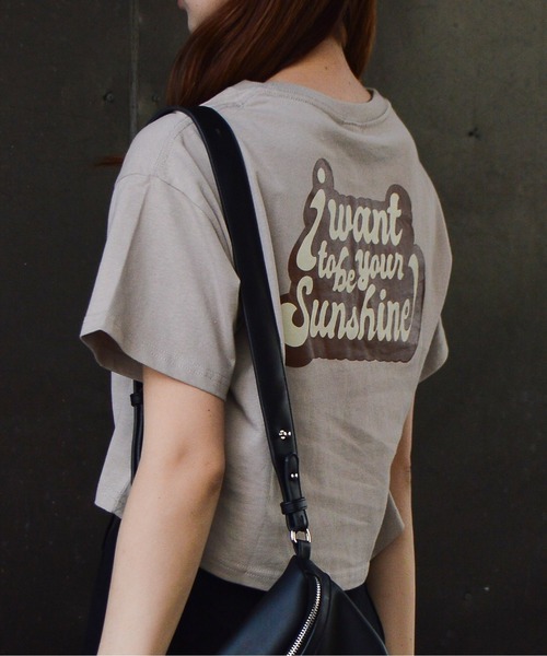 tシャツ 「spiritoso」ポップカラーショート丈Tシャツ レディース | spiritoso | 13