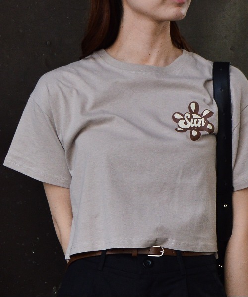 tシャツ 「spiritoso」ポップカラーショート丈Tシャツ レディース | spiritoso | 15