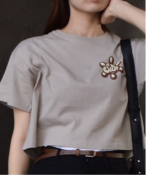 tシャツ 「spiritoso」ポップカラーショート丈Tシャツ レディース | spiritoso | 16