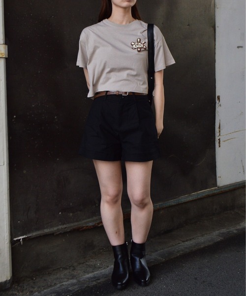 tシャツ 「spiritoso」ポップカラーショート丈Tシャツ レディース | spiritoso | 17