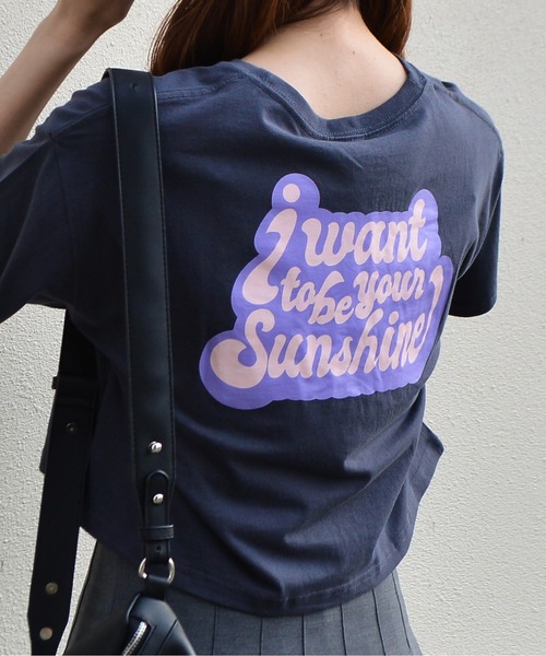 tシャツ 「spiritoso」ポップカラーショート丈Tシャツ レディース | spiritoso | 19
