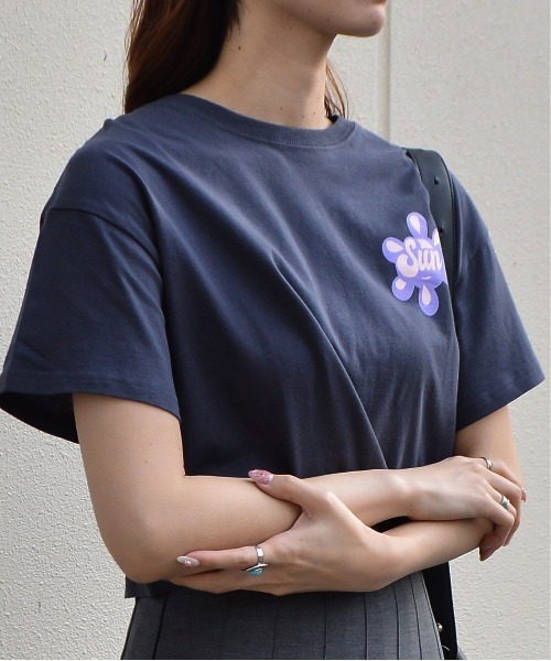tシャツ 「spiritoso」ポップカラーショート丈Tシャツ レディース | spiritoso | 22