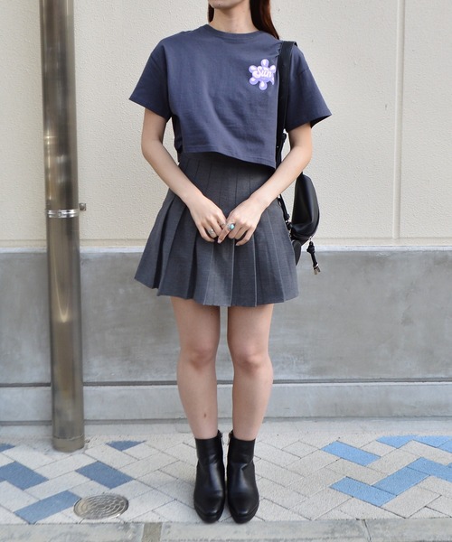 tシャツ 「spiritoso」ポップカラーショート丈Tシャツ レディース | spiritoso | 23