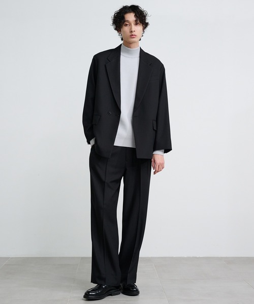 PUBLIC TOKYO 黒 スラックス 02 PUBLIC TOKYO 「PUBLIC TOKYO」 スラックス 2 ブラック メンズ