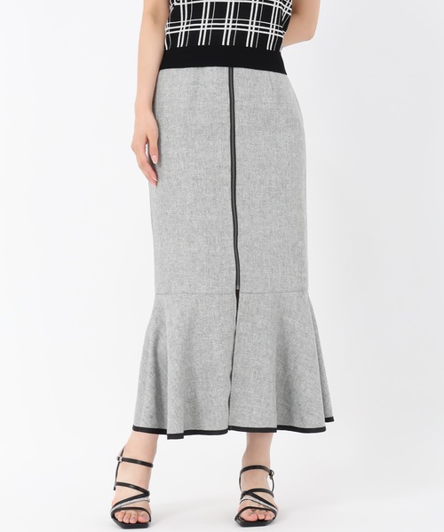machatt メッシュスカート（グレー） machatt メッシュスカート（グレー）
