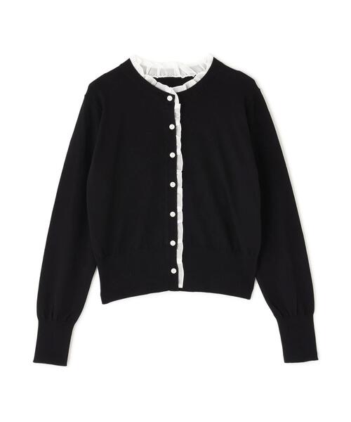 新品未開封　NATURAL BEAUTY BASIC フリルトリムカーディガン NATURAL BEAUTY BASIC カーディガン フリルトリムカーディガン