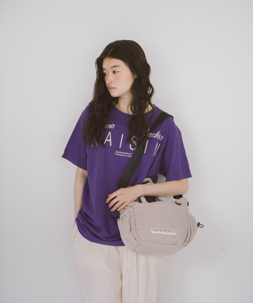 美品！！ THEATRE PRODUCTS ブラックショルダーバッグM 楽天市場】THEATRE PRODUCTS 【NYLON FRILL SHOULDERBAG Msize