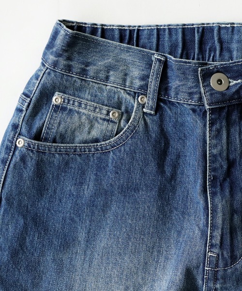 「antiqua」 デニムパンツ L ノンウォッシュ レディース