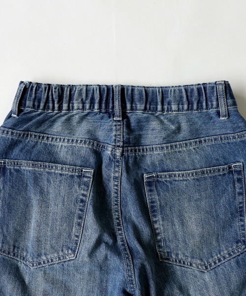 「antiqua」 デニムパンツ L ノンウォッシュ レディース