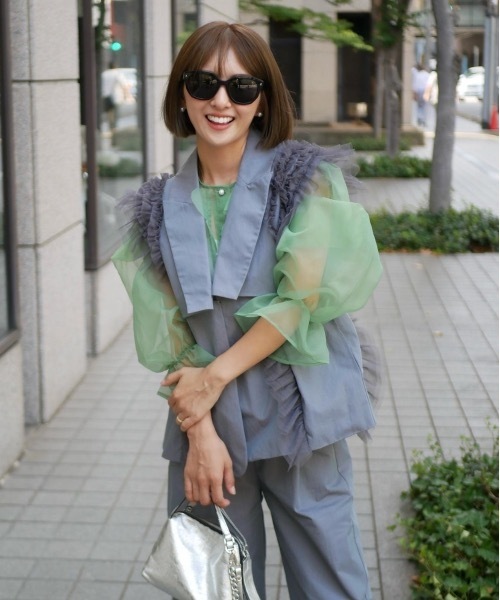 BeBeoD（ベベッド） ジャケット テーラードジャケット チュール