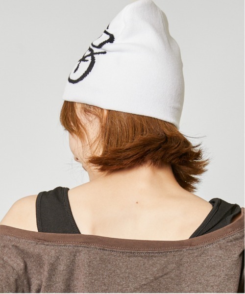 ニット帽 ニットキャップ 「ストリートロゴ×ユニセックス」ボーイ