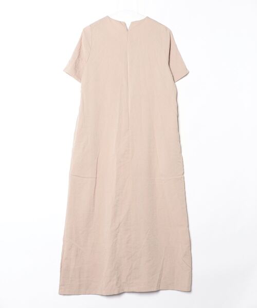 「select MOCA」 半袖ワンピース M ベージュ レディース_画像2