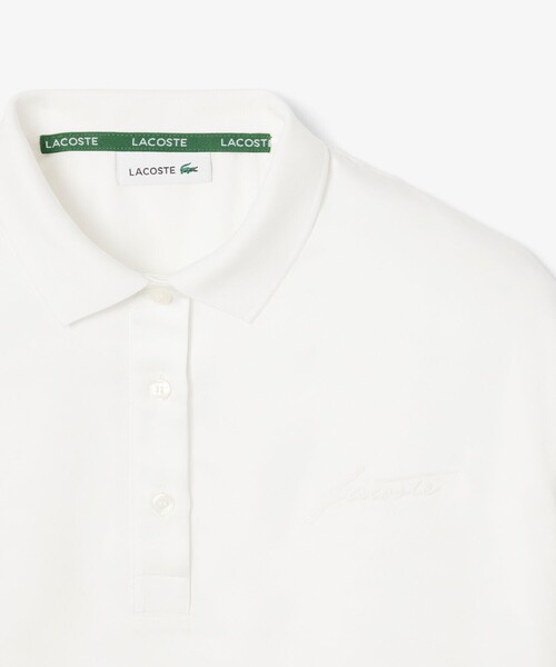 LACOSTE（ラコステ） ポロシャツ ポロ オーバーサイズサテンポロシャツ