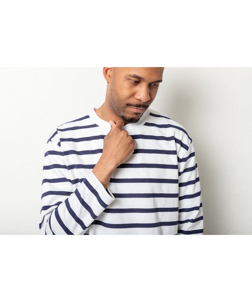 LiSS（リス） tシャツ 「Ls」「LiSS」ヘビーウェイトボーダーロンT