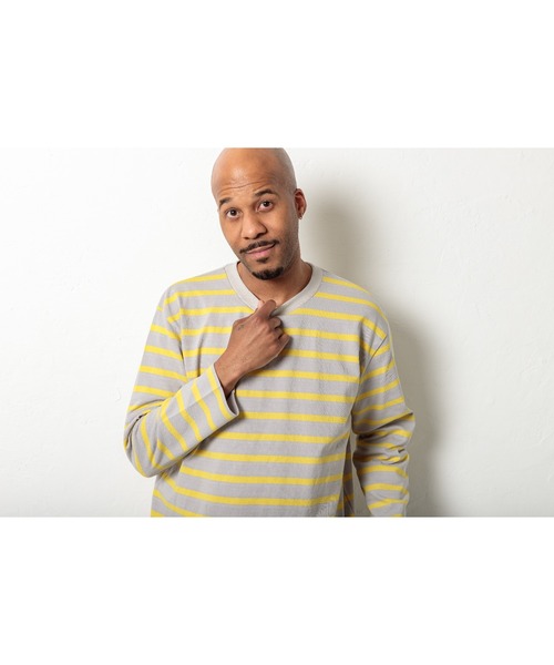 LiSS（リス） tシャツ 「Ls」「LiSS」ヘビーウェイトボーダーロンT