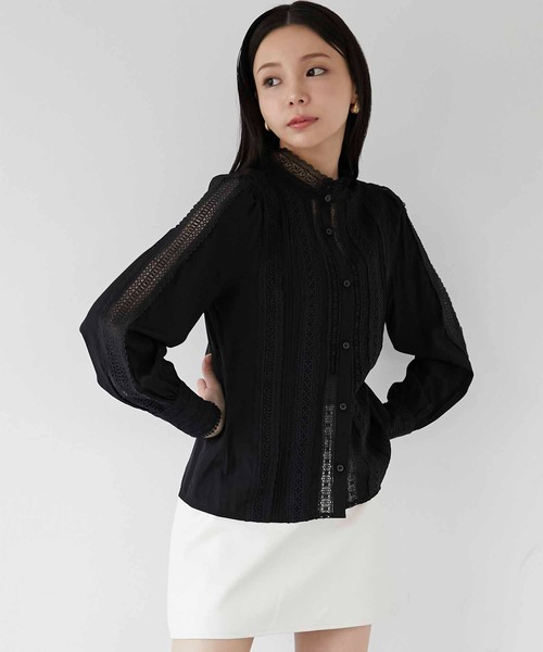Luan（ルアン） ブラウス シャツ 「Luan」LAVERS LACE BLOUSE/リバー