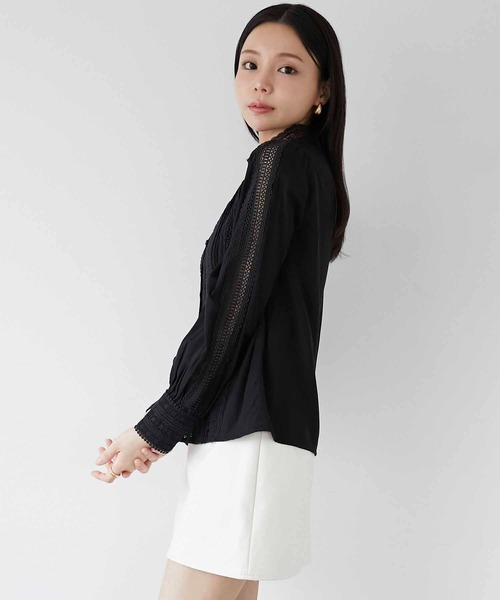 Luan（ルアン） ブラウス シャツ 「Luan」LAVERS LACE BLOUSE/リバー