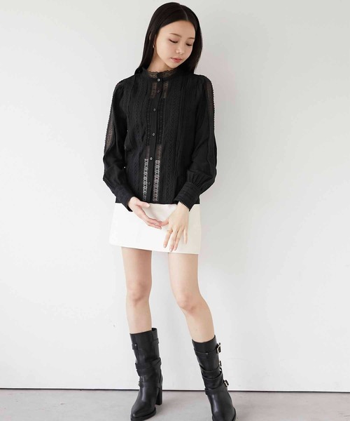 Luan（ルアン） ブラウス シャツ 「Luan」LAVERS LACE BLOUSE/リバー