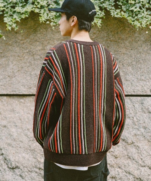 niko and…（ニコアンド） セーター ニット モールストライプニットプル