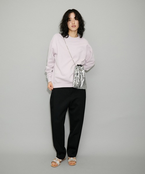 「ADAM ET ROPE'」 フラットサンダル 37 シルバー レディース_画像3