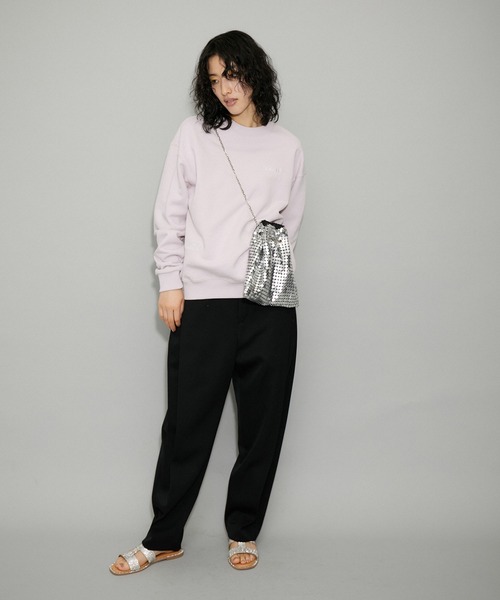 「ADAM ET ROPE'」 フラットサンダル 37 シルバー レディース_画像4