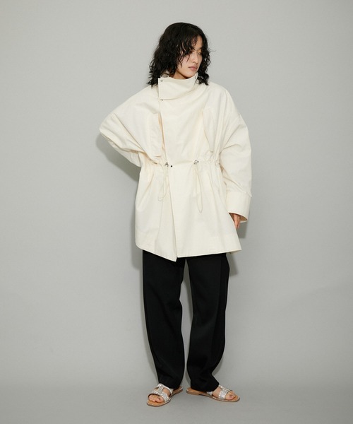 「ADAM ET ROPE'」 フラットサンダル 37 シルバー レディース_画像6