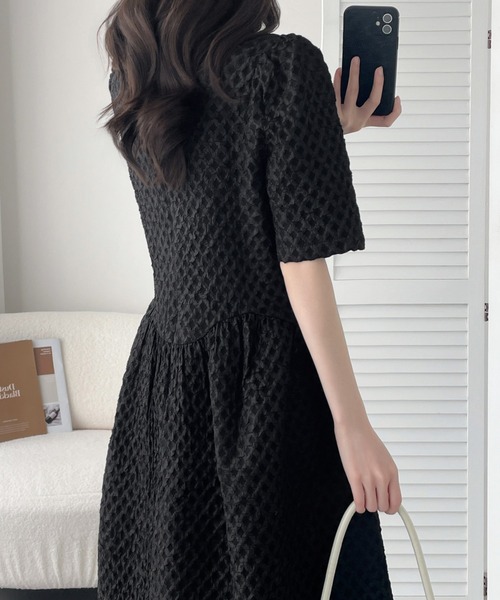 「ABITOKYO」 半袖ワンピース X-LARGE ベージュ レディース_画像2