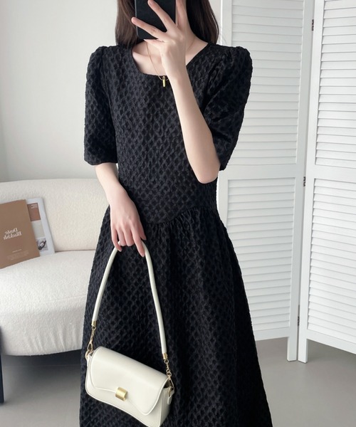 「ABITOKYO」 半袖ワンピース X-LARGE ベージュ レディース_画像5