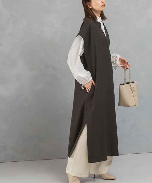 「URBAN RESEARCH ROSSO WOMEN」 半袖ブラウス FREE ネイビー レディースの画像
