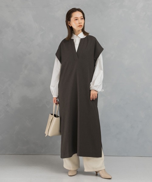 「URBAN RESEARCH ROSSO WOMEN」 半袖ブラウス FREE ネイビー レディースの画像