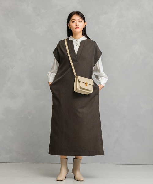 「URBAN RESEARCH ROSSO WOMEN」 半袖ブラウス FREE ネイビー レディースの画像