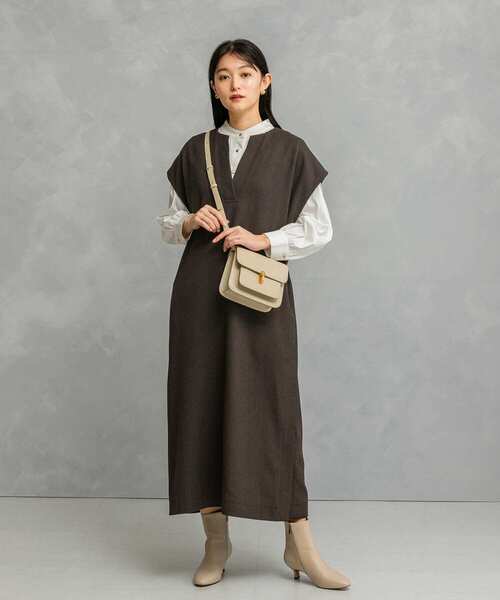 「URBAN RESEARCH ROSSO WOMEN」 半袖ブラウス FREE ネイビー レディースの画像