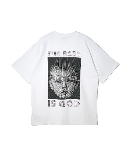 「NISHIMOTO IS THE MOUTH」 半袖Tシャツ MEDIUM ホワイト×ブルー メンズ_画像2
