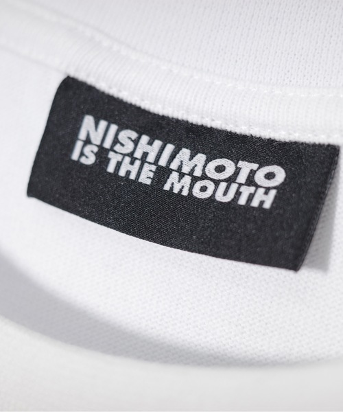 「NISHIMOTO IS THE MOUTH」 半袖Tシャツ MEDIUM ホワイト×ブルー メンズ_画像8