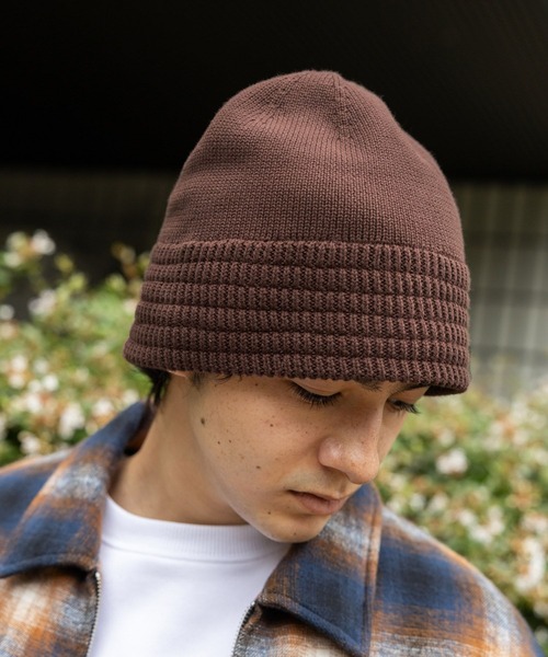 niko and…（ニコアンド） 帽子 ハット リブステッチクラッシャーハット