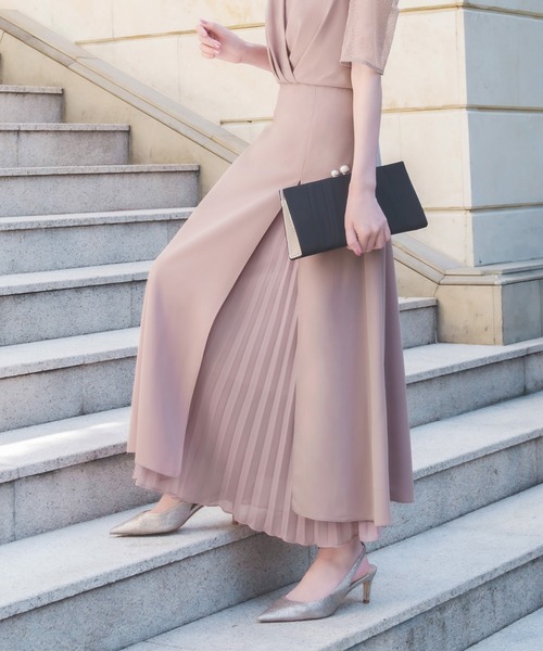 「GIRL」 半袖ワンピース L ブルー レディース_画像8