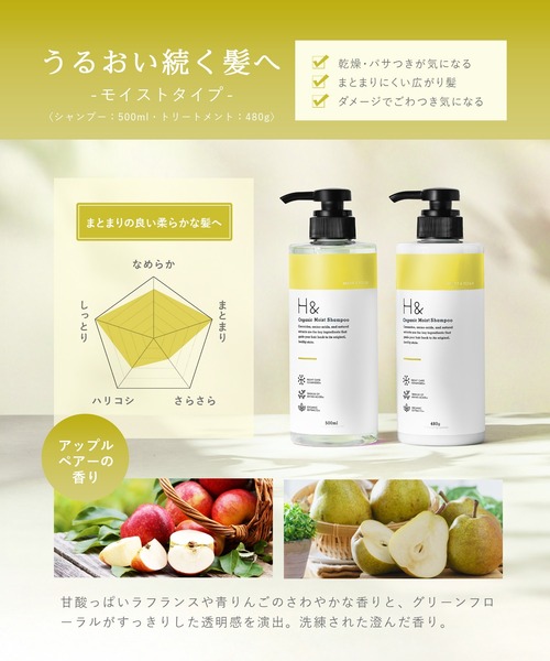 H＆ シャンプー アッシュアンド ボトル モイスト 単品 : ZOZOTOWN