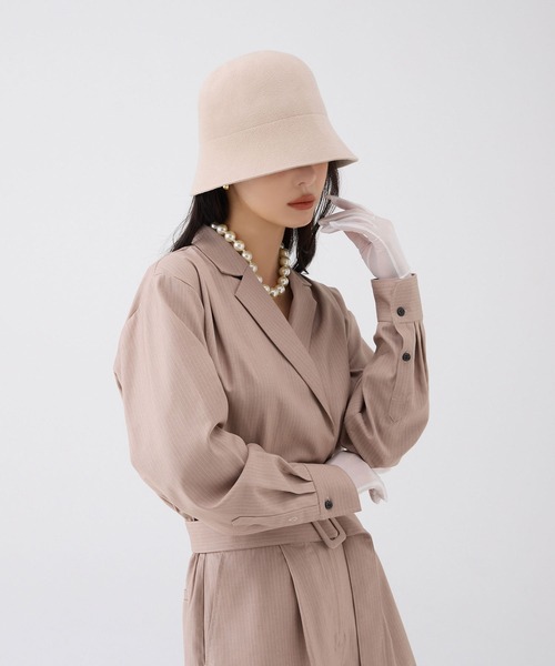 EIMY ISTOIRE（エイミーイストワール） 帽子 ハット クロシェハット