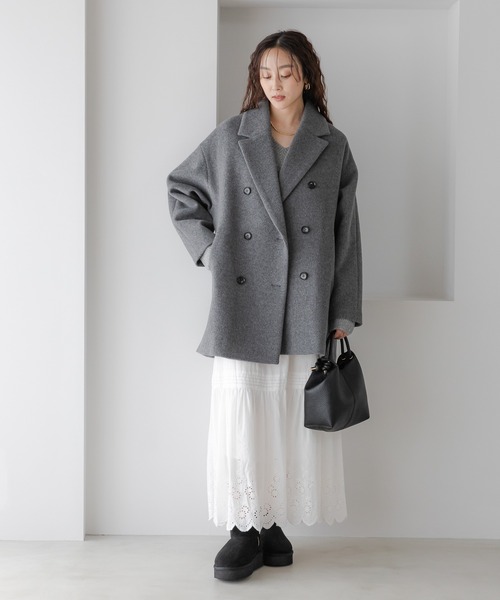 Elura（エルーラ） ピーコート pコート ウールPコート/452010