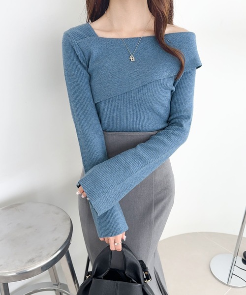 「mily bilet」 長袖ニット X-LARGE アイボリー レディース_画像2