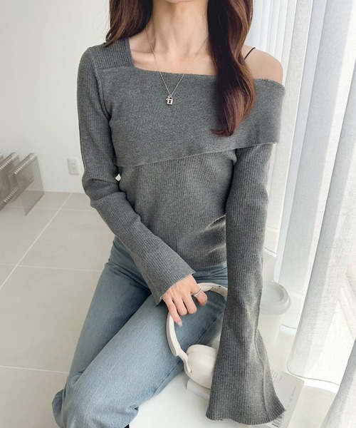 「mily bilet」 長袖ニット X-LARGE アイボリー レディース_画像6