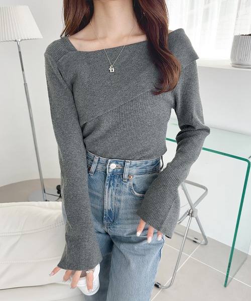 「mily bilet」 長袖ニット X-LARGE アイボリー レディース_画像7