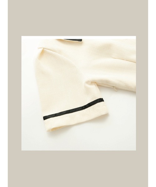 「LA POMME petit」 半袖ワンピース LARGE ペールイエロー レディース_画像5