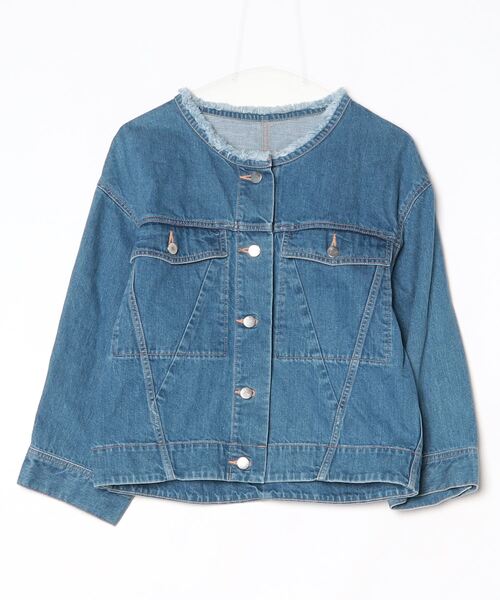 ELENDEEK（エレンディーク） デニムジャケット FREE ブルー レディース