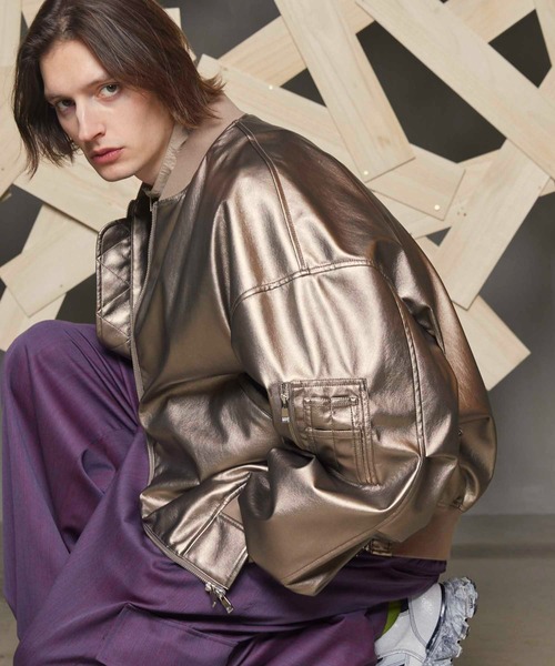 「MAISON SPECIAL」 ブルゾン 1 ブラック メンズ_画像3