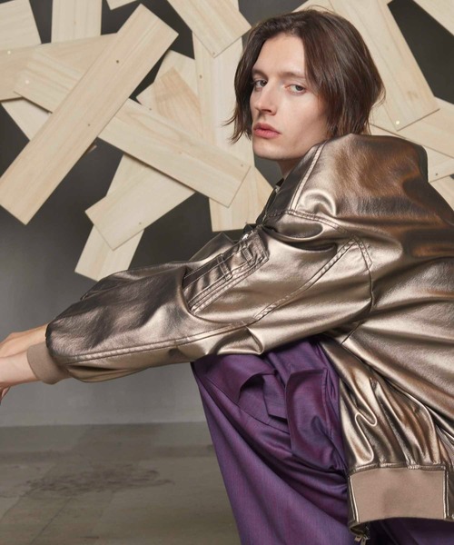 【美品】MAISON SPECIAL ブルゾン 01 MAISON SPECIAL（メゾンスペシャル） ブルゾン 1 ブラック メンズ